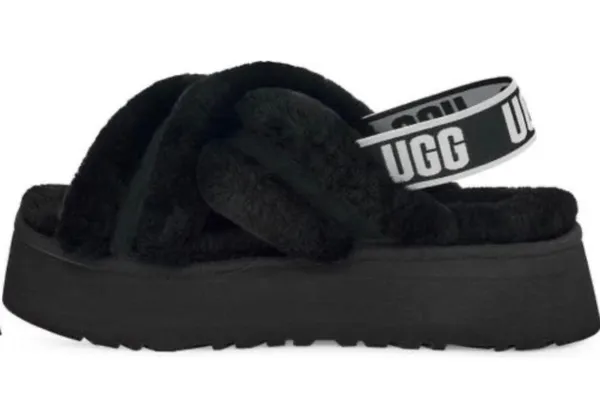 UGG Disco Cross Genuine Shearling Slide Slipper size US 9 - Image 2