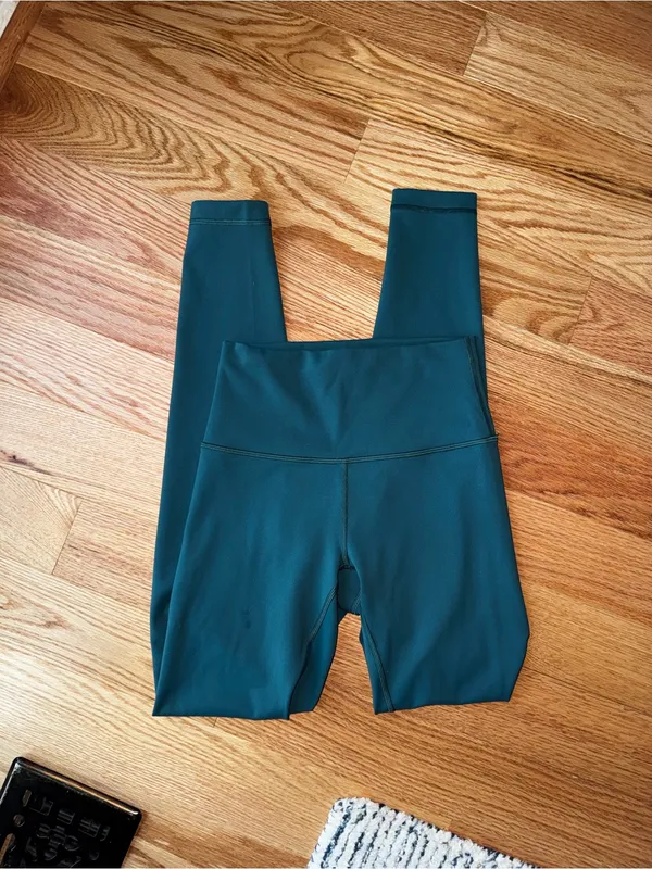 Lululemon Wunder Train High Rise 28” Leggings Green Size 4 - Image 4