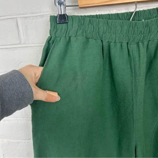RVCA Women’s New Yume Green Beach Pants Size S - Image 8