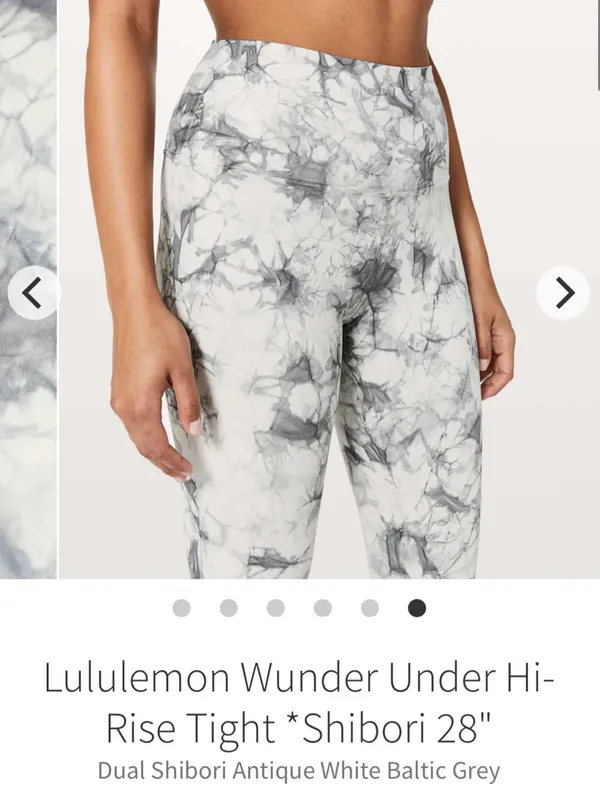 Lululemon wunder under high rise tight shibori 28” Sz 4 - Image 3