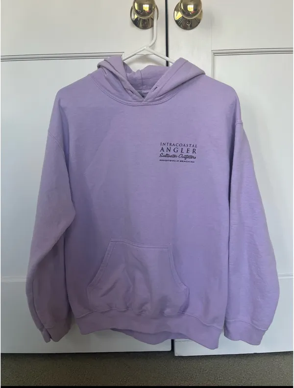 Gildan Intracoastal Angler Hoodie - Light Purple - Image 3