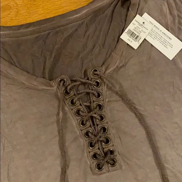 American Eagle Green Soft & Sexy Shirt Small - Image 2