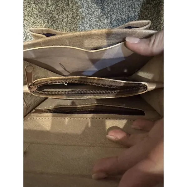 Handmade‎ Purse Bag Leather/Cross Body Shoulder - Image 6