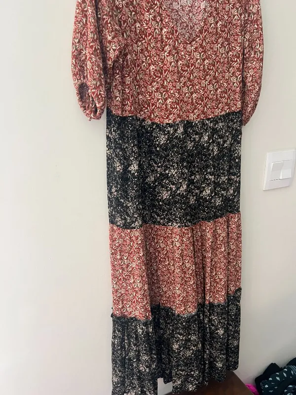 Natural Life Dress Women’s M Floral Tiered Maxi Boho‎ Prarie Cottage Core - Image 7