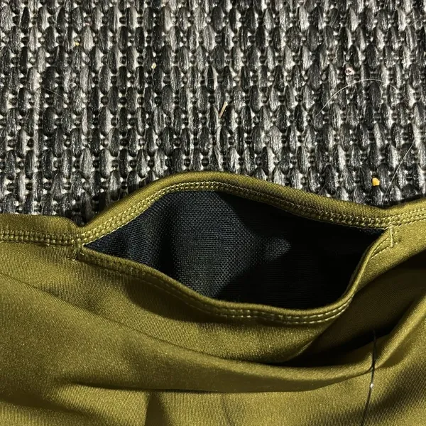 Nike NEW Dri-Fit Mid Rise 7/8 Length Leggings Olive - Image 6