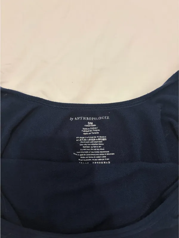 Anthropologie Navy Top Tank - Image 3