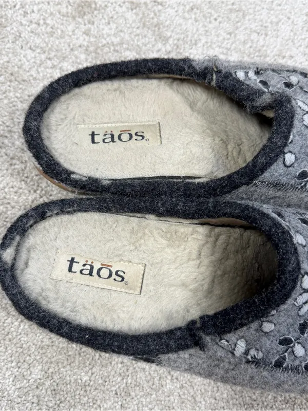 Täos Footwear Women's Woolderness 2 Wool Blend Fur Clogs in Grey 40/US 9 - Image 9