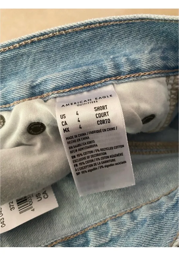 American Eagle Ripped Baggy Jeans Wide-Leg - Image 8