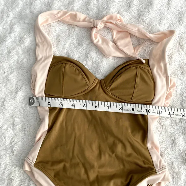 NEW Free People HAH Shroom Pull It Thru Soft Halter Boho Summer Bodysuit XS - Image 7