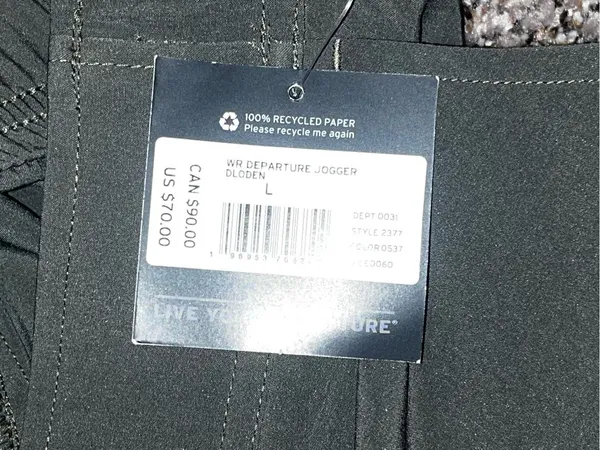 Eddie Bauer Dark Green Women's Jogger Track Pants with Drawstring - Image 4