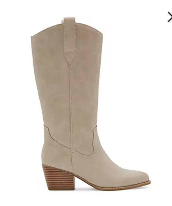 a.n.a Cowboy boots , sand color , 5 size - Image 2