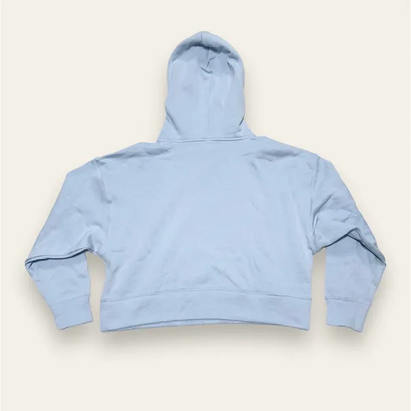 NWT Old Navy Light Blue Pullover Hoodie - Image 3