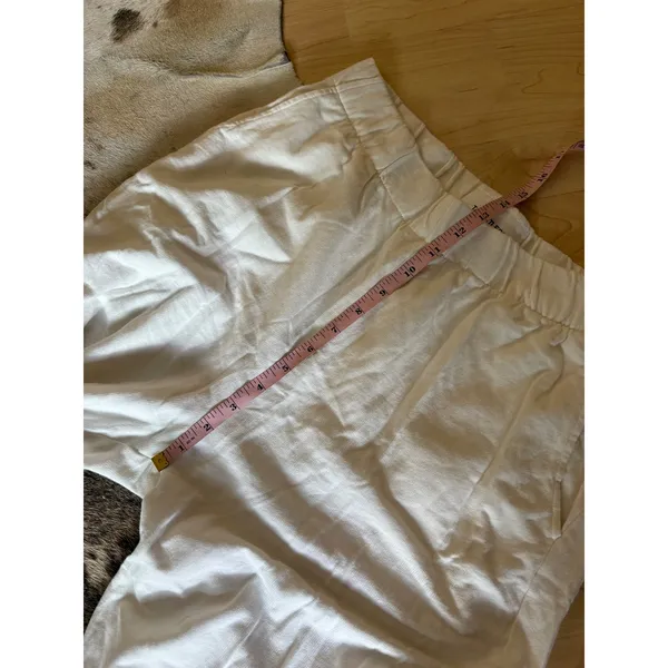 TALENTLESS White Wide Leg‎ Pull On Lounge Pants Size Large - Image 9