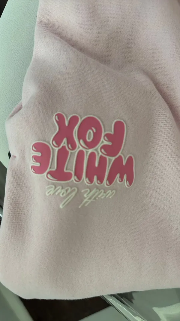 White fox sweat pants - Image 3