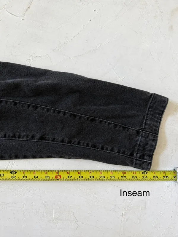 We the Free High Roller Denim Overalls Mineral Black Size S - Image 9