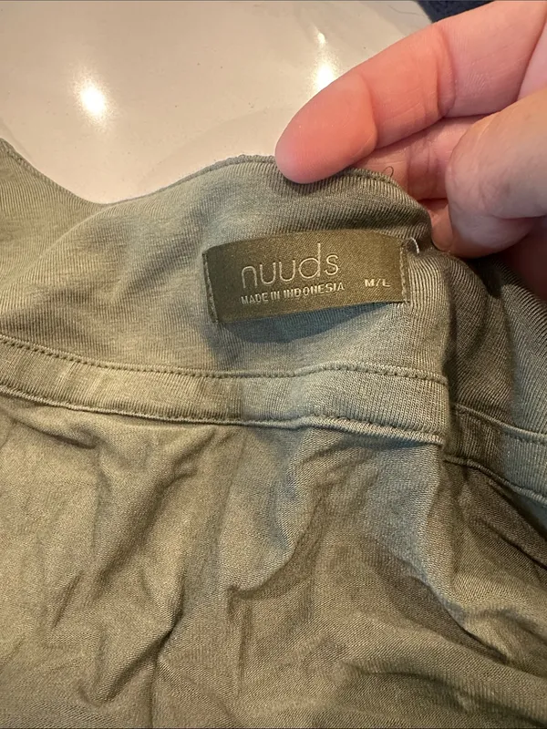 Nuuds lounge robe‎ olive green M/L - Image 2