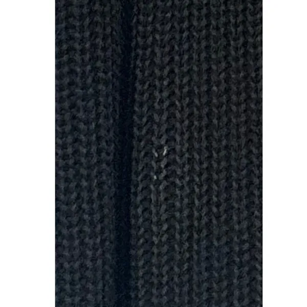 L.L. Bean Vintage Women's Size Small Black Chunky Rib Knit Turtleneck Sweater - Image 5