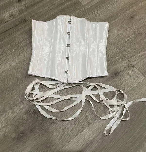 White Sexy Corset - Image 2