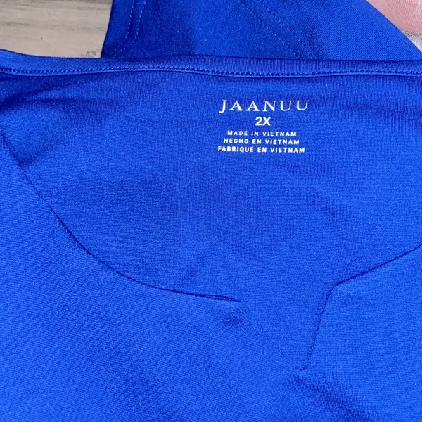 Jaanuu Royal Blue 2X Scrub Top NWT - Image 5