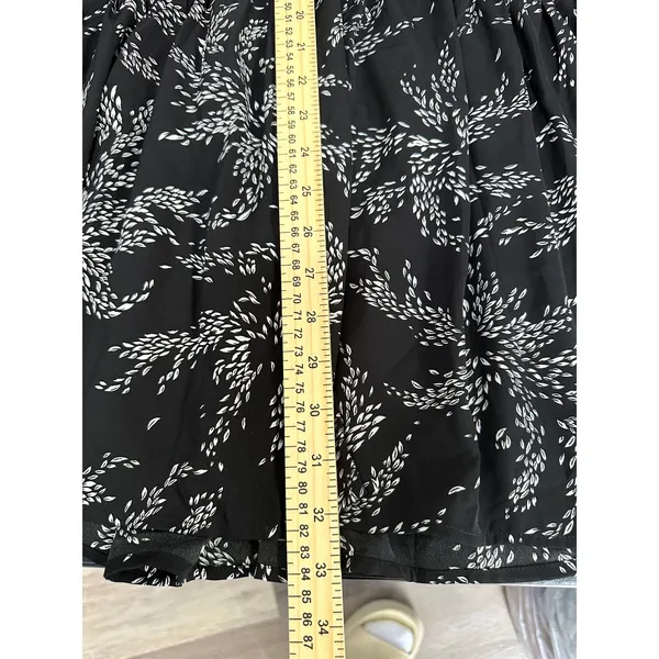 Entro Womens Black Button Front‎ Midi Skirt S Whimsigoth Fairy Boho Cottagecore - Image 9