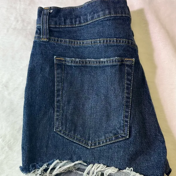 GAP Dark Blue Denim Jean Shorts - Image 2