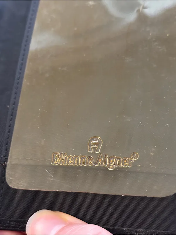 Vintage Leather Clutch Wallet with Insert - Image 3