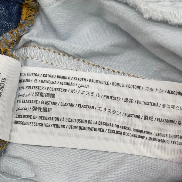 Abercrombie Fitch Mom Jean Women 26/2R Paperbag Waist Tie Belt Indie Street Chic - Image 9