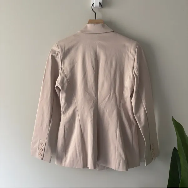 NWT Nakepe Blazer Single Button Front Long Sleeve Collar Pockets Business Office - Image 2