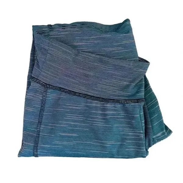 Jockey Women’s Spandex Green Heather Capri Leggings Running Pants SZ M #1153 - Image 7