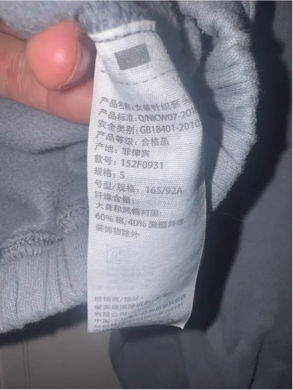 Women's Abercrombie & Fitch Cropped Hoodie Blue Size S - Image 3