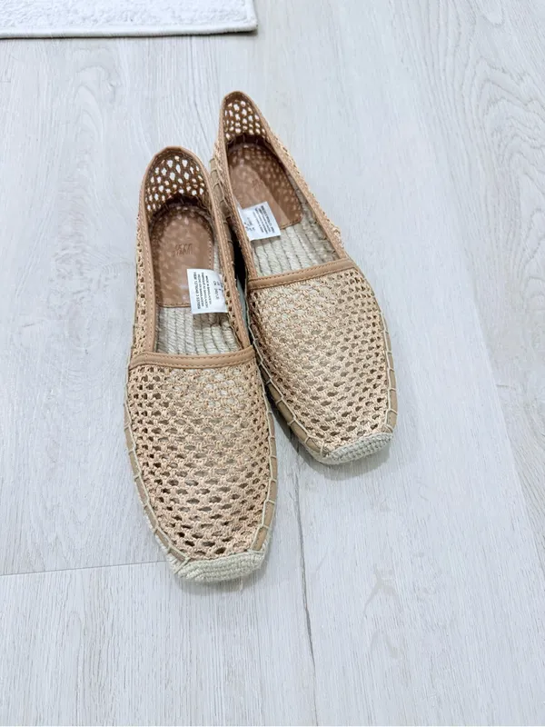 H&M Crochet Espadrille Slip-On - Brown - Image 3