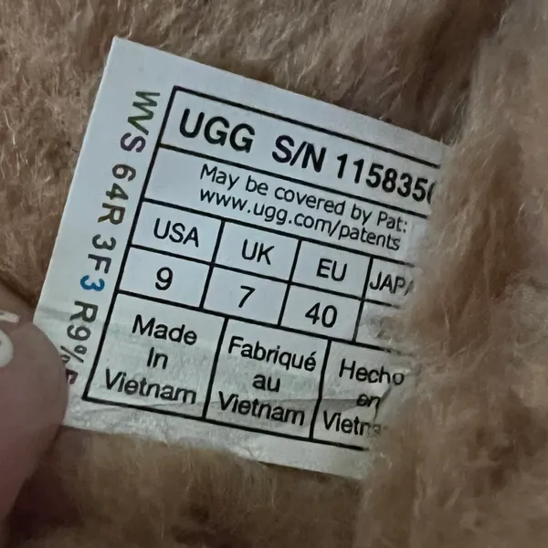 New UGG Tasman Maxi Curly Slipper Chestnut - Image 8