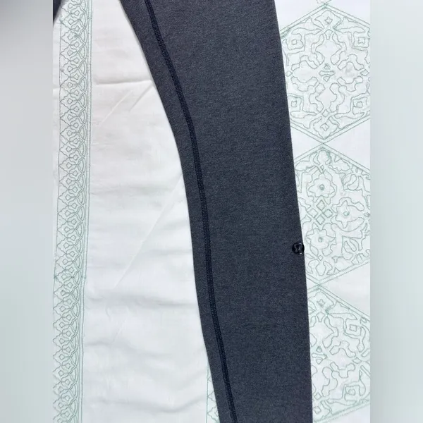 Lululemon Vintage Wunder Under Pant (Roll Down) - Heathered Black - 2 - Image 8