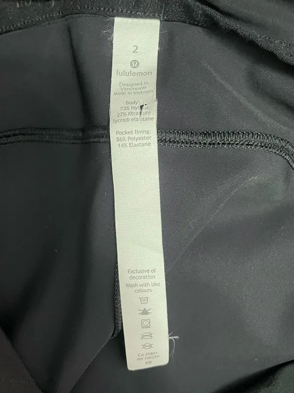 Lululemon On The Move Lightweight Pants Black Size 2 W5B08S Travel Work Commute - Image 13