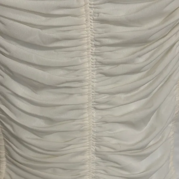EXPRESS Ruched Flutter Sleeve Ivory Off White Blouse NWT $58‎ Size XS - Image 5