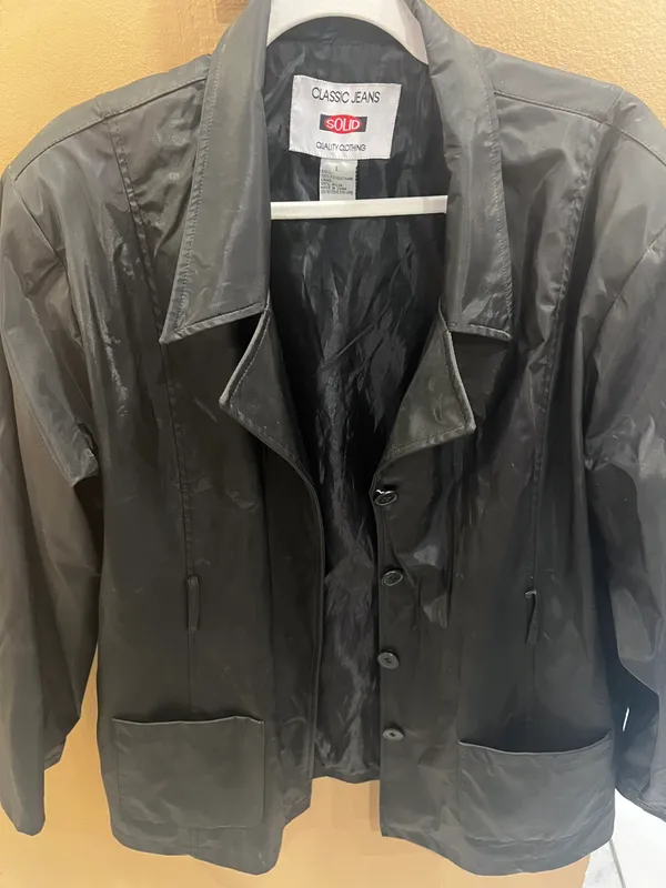 Women’s Size Large Black Jacket - Image 2