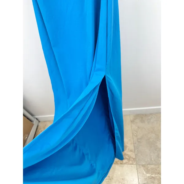 NEW Lulus Glamorous Dedication Blue Sleeveless Column Maxi Dress Formal XL - Image 8