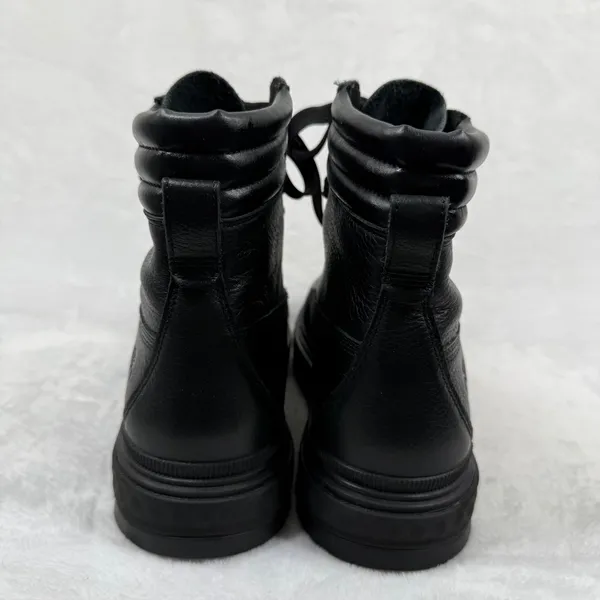 Timberland Ray City 6 Inch Black Leather Combat Boots‎ Womens 8.5 A2JNY ReBOTL - Image 7