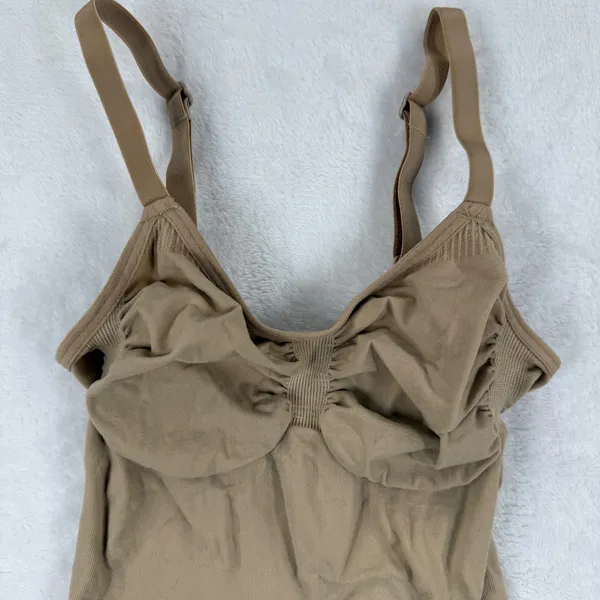 SKIMS Sculpting‎ Bodysuit Mid Thigh Ochre Tan XXS/XS SH-BSB-0340 Shapewear - Image 2