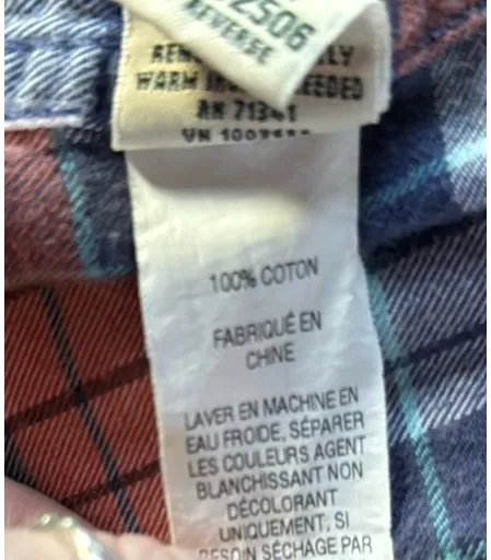 L.L. Bean Women’s Signature Button Up Flannel - Image 4