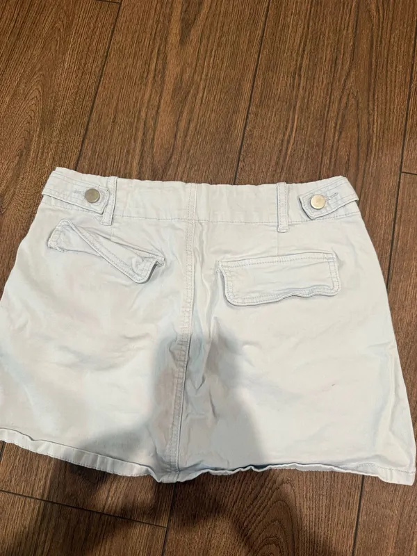 Blue cargo skirt - Image 2