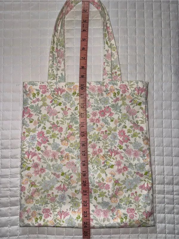 LoveShackFancy Pastel Floral Tote - Image 5