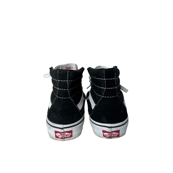 Vans Sk8-Hi High Top Sneakers Black White Mens 4.5 Womens 6.0 Skate Shoes‎ - Image 2