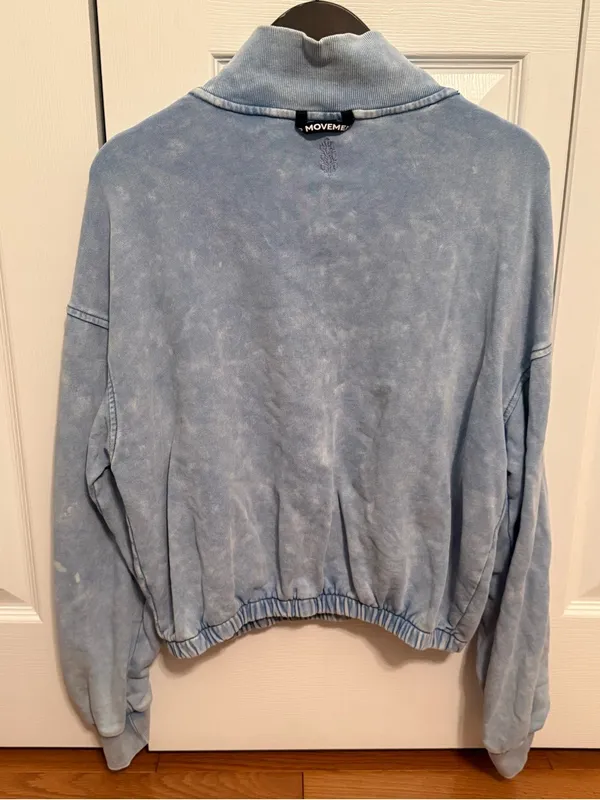 Free People FP Movement Valley Girl Sweatshirt in Cloudy Waters - Image 3