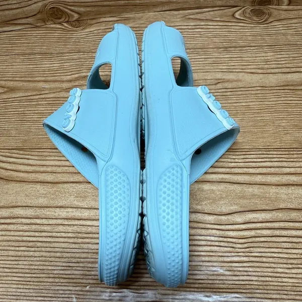 CROCS Classic Two Strap‎ Slide Sandals Unisex Men 5 Women 7 Blue 206761 Shoes - Image 2