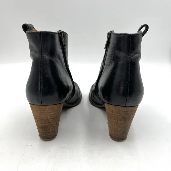 Madewell Billie Boots Black Leather Ankle Booties Western Boho - Image 6