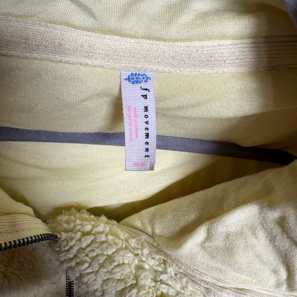 FP Movement by Free People Light Yellow Sherpa Pullover - Image 4