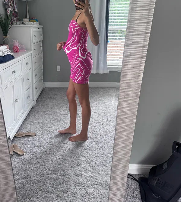 Lelis pink strapless dress - Image 6