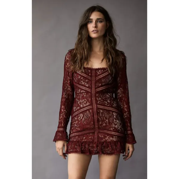 For Love & Lemons Free People x Emerie Mini Dress - Image 5