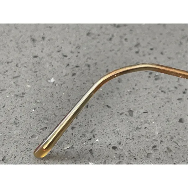 Savvy 51-16-130 Eyeglasses Frames ONLY Glasses Full Rim gold Vtg - Image 10